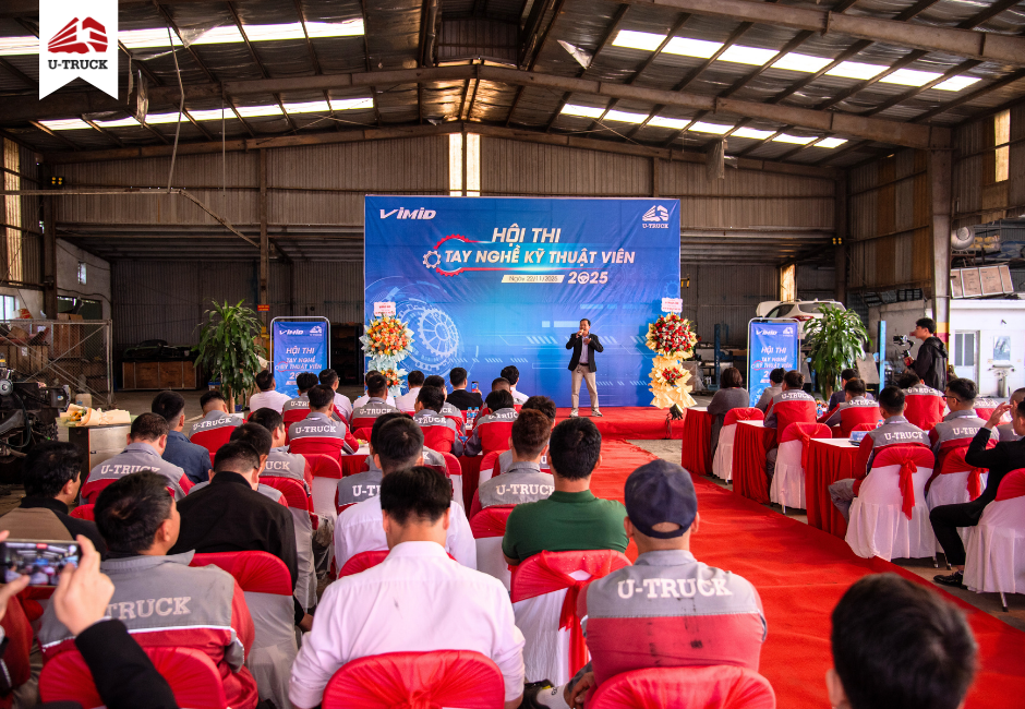 Kỹ thuật viên U-TRUCK thể hiện tài năng tại Hội thi tay nghề KTV 2025