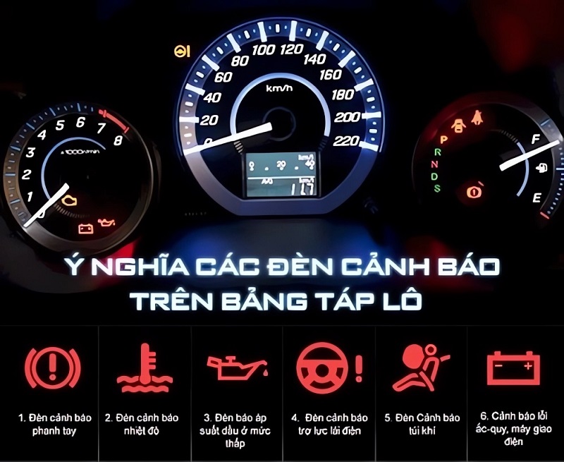 Biểu tượng các đèn báo trên taplo xe tải: Ý nghĩa và cách xử lý