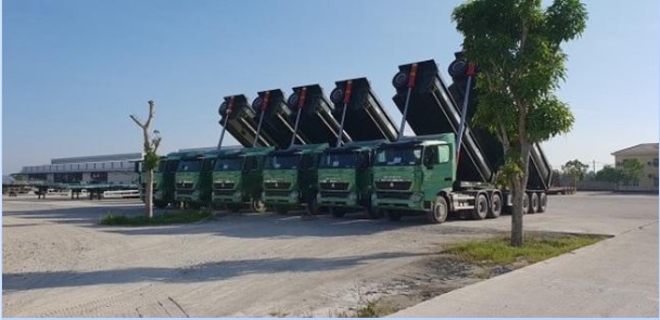 Xe đầu kéo ben Howo Mooc Ben CIMC giá tốt 2026