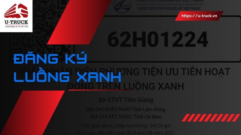 Cách đăng ký mã QR cho xe tải luồng xanh online