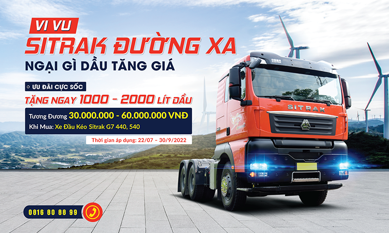 VI VU SITRAK ĐƯỜNG XA – NGẠI GÌ DẦU TĂNG GIÁ