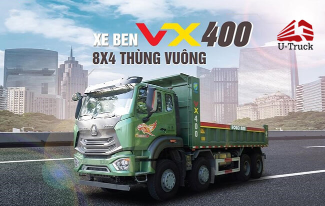 Xe Ben HOWO VX 400 Thùng Vuông, Chiếc Xe Ben 10 Khối Ưu Việt