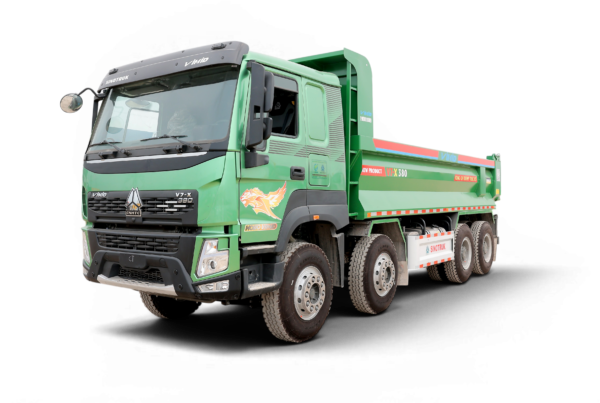 xe ben howo V7x 380 8x4 thùng đúc