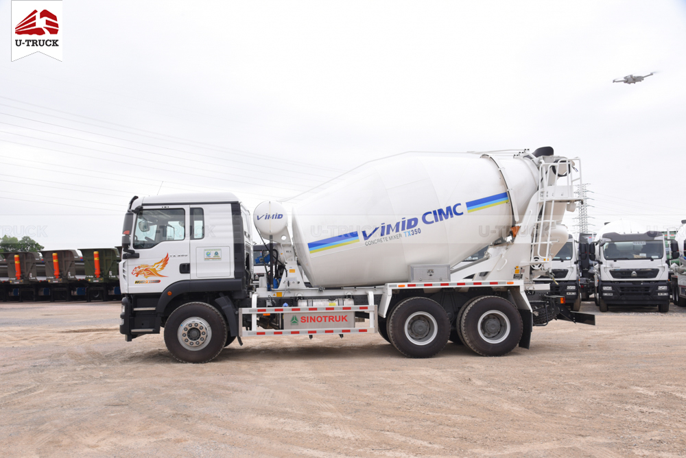 Xe trộn bê tông Howo TX350 6X4 10M3