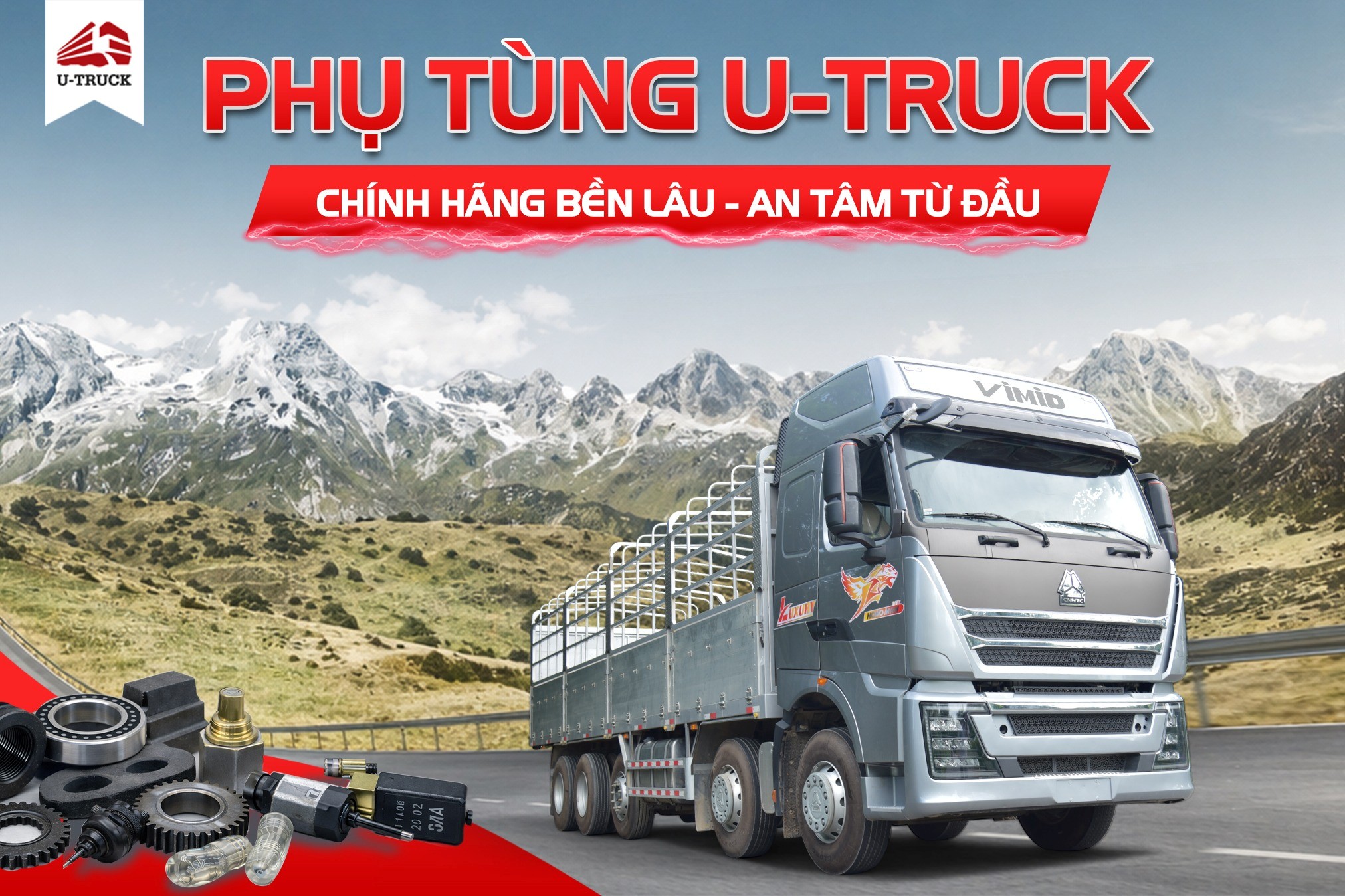 Phụ tùng U-Truck: Chính hãng bền lâu – An tâm từ đầu