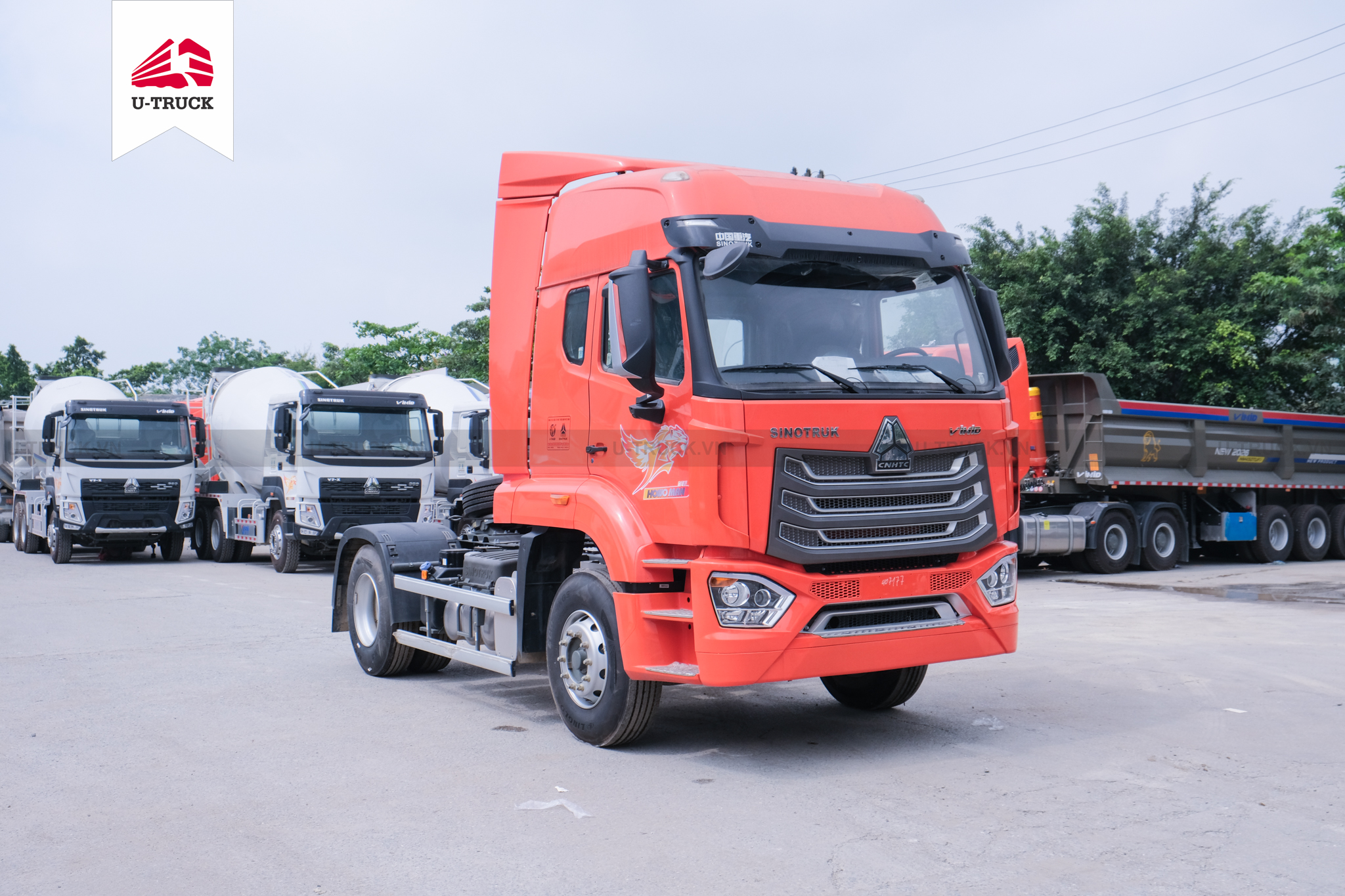 Xe đầu kéo HOWO NX 280 cầu láp