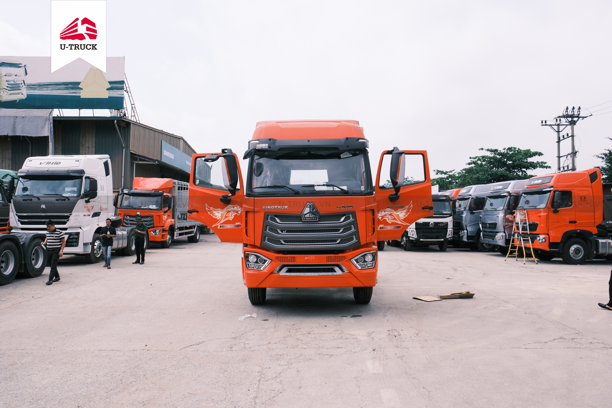 Xe đầu kéo HOWO NX 280 cầu láp