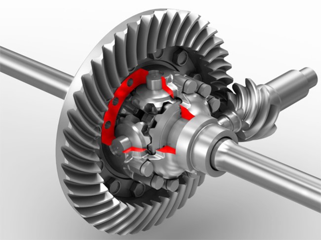 Cấu tạo của cầu sau xe tải