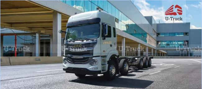 Xe tải 5 chân JAC A5 sát si