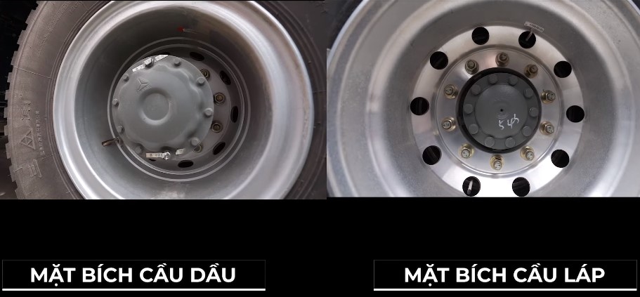 Phân biệt cầu dầu và cầu láp thông qua mặt bích