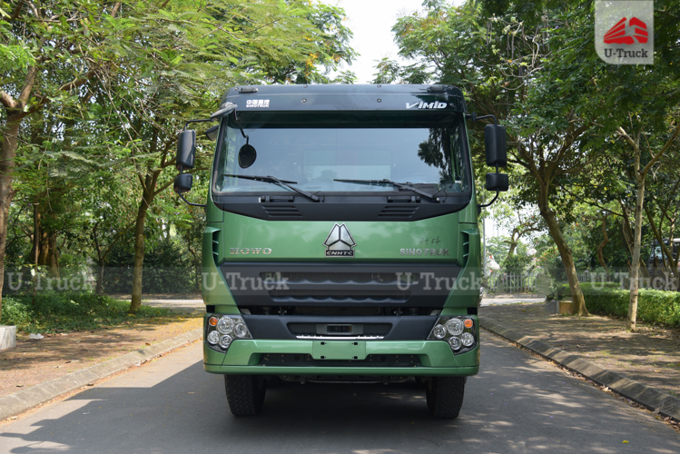 Tổng thể cabin xe ben HOWO VX350