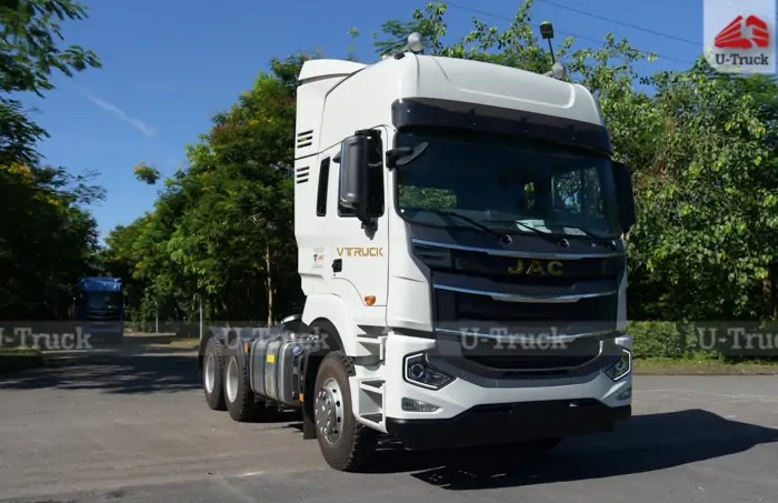 Xe đầu kéo JAC A5 420 cầu láp