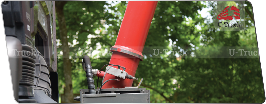 Hệ thống thủy lực xe ben VX350 8x4 thùng đúc