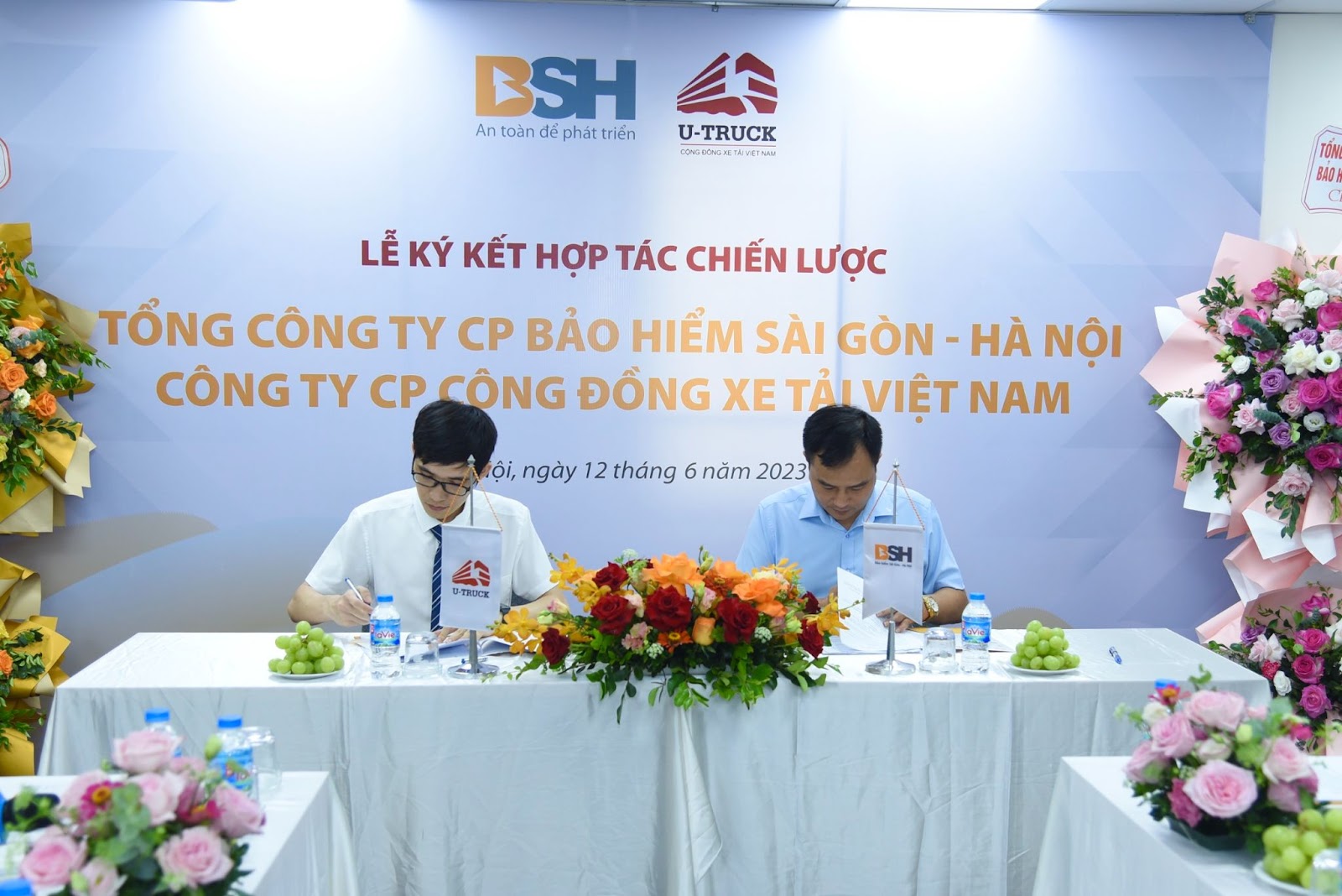 Ông Lê Văn Tính - Giám đốc Công ty U-Truck phát biểu trong buổi lễ