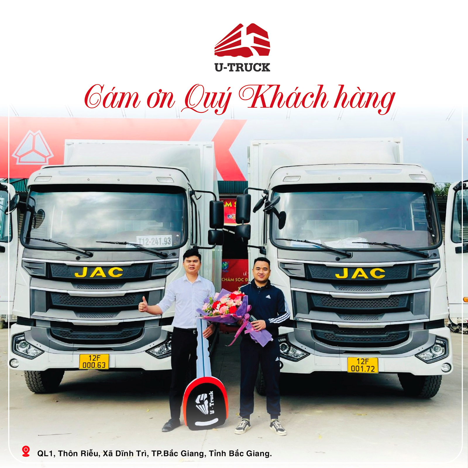 Một số hình ảnh khách hàng mua xe, nhận ưu đãi từ U-TRUCK