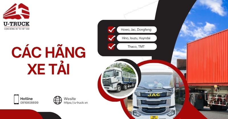 Các hãng xe tải hiện nay