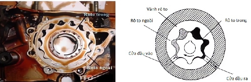 Cấu tạo bơm dầu số