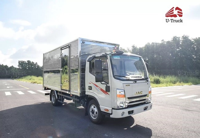 Xe tải JAC N350S thùng lửng 3T8 sử dụng chassis kích thước 6220x1950x2240