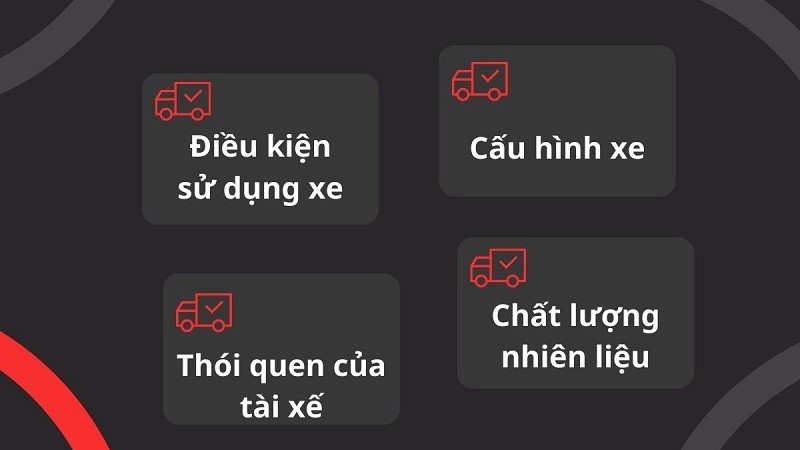 Các yếu tố quyết định mức độ tiêu hao nhiên liệu