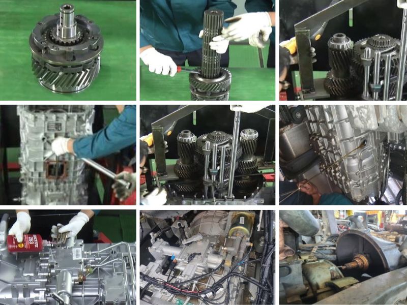 Cách lắp ráp hộp số