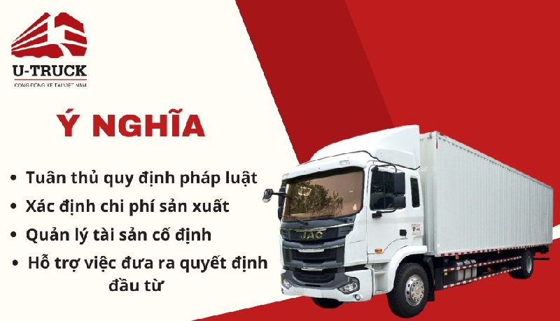 Lợi ích của việc khấu hao xe tải