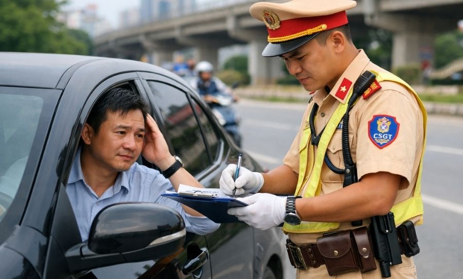 Kiểm tra giấy tờ xe