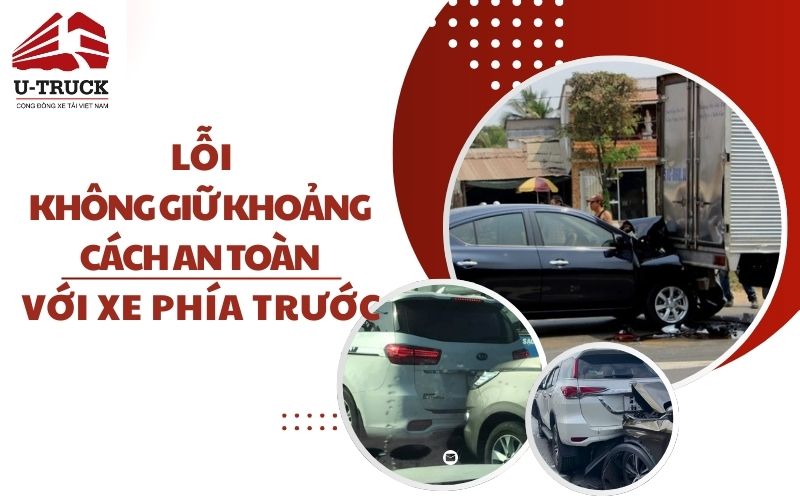 Lỗi không giữ khoảng cách an toàn với xe phía trước