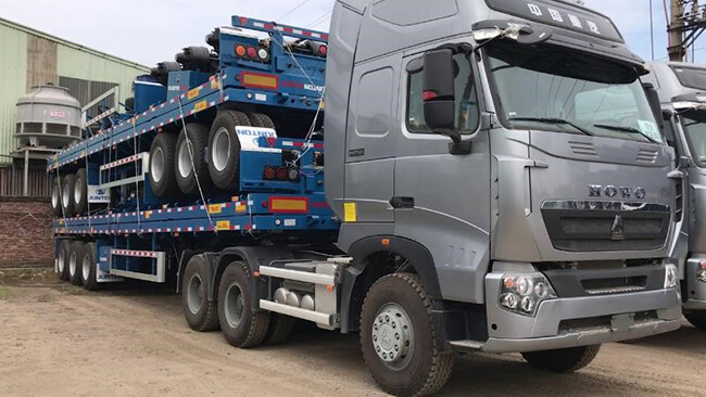 Thông số kỹ thuật mooc xe container Junton 40-45 feet