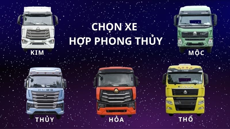 Màu xe hợp phong thủy