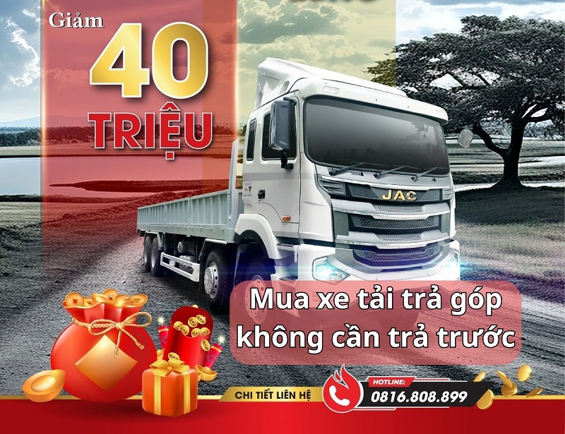 Mua xe tải trả góp không cần trả trước