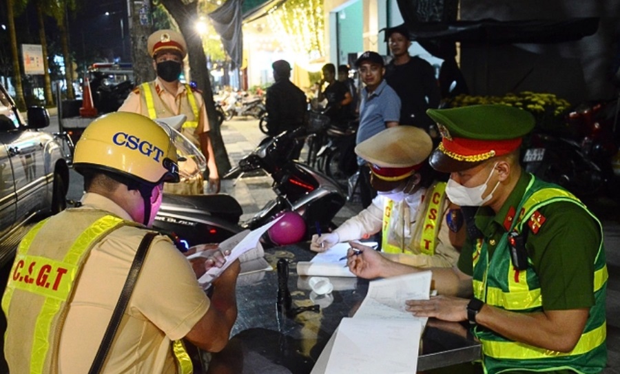 Xử phạt vi phạm nồng độ cồn