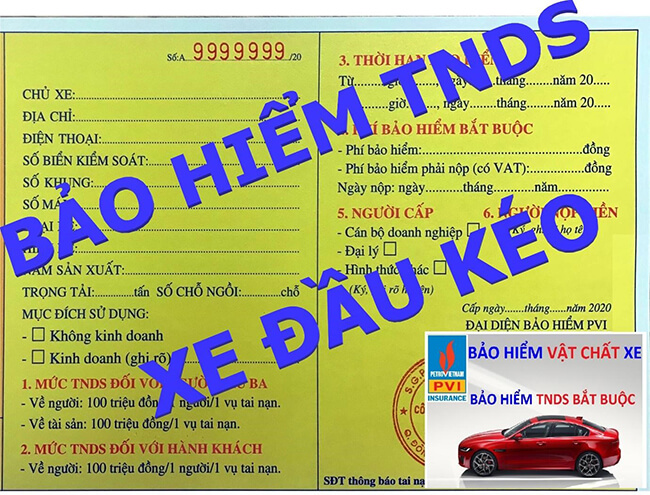 Chi tiết quyền lợi khi mua bảo hiểm bắt buộc xe đầu kéo phổ biến hiện nay