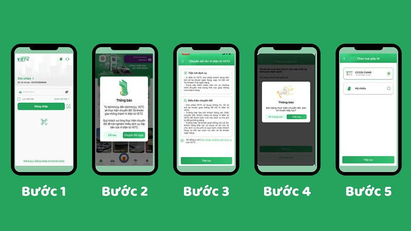 Cách nộp phí đơn giản qua app VETC