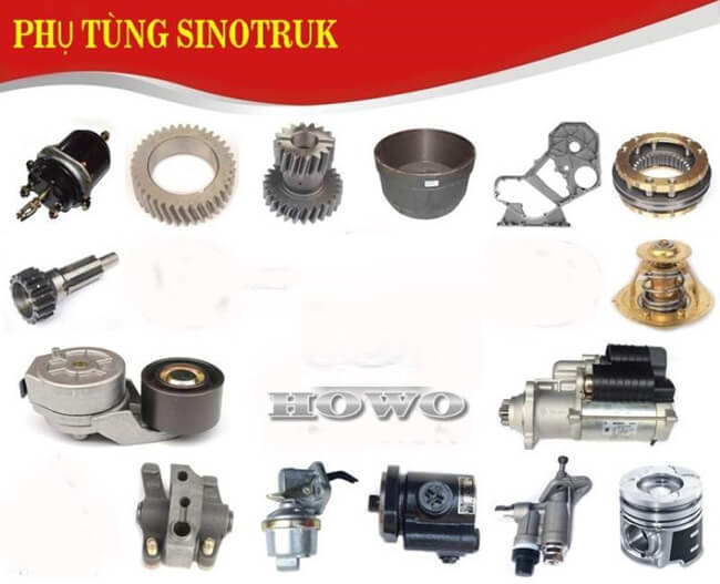 Các loại phụ tùng xe Howo A7 chính hãng