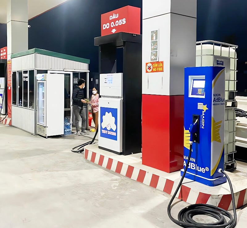 Hình ảnh trạm bơm Ure