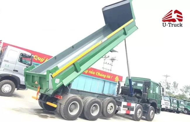 Hình ảnh xe ben HOWO 5 chân