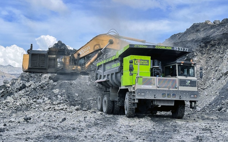 Dòng xe ben hybrid đang được dùng trong khai thác mỏ