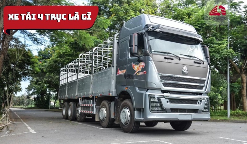 Hình ảnh xe tải 4 trục