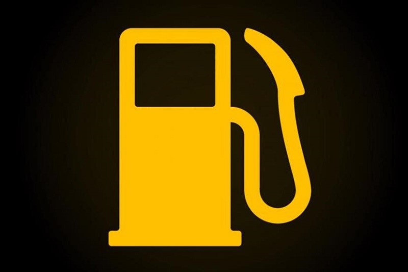 Đèn báo xe tải hết nhiên liệu