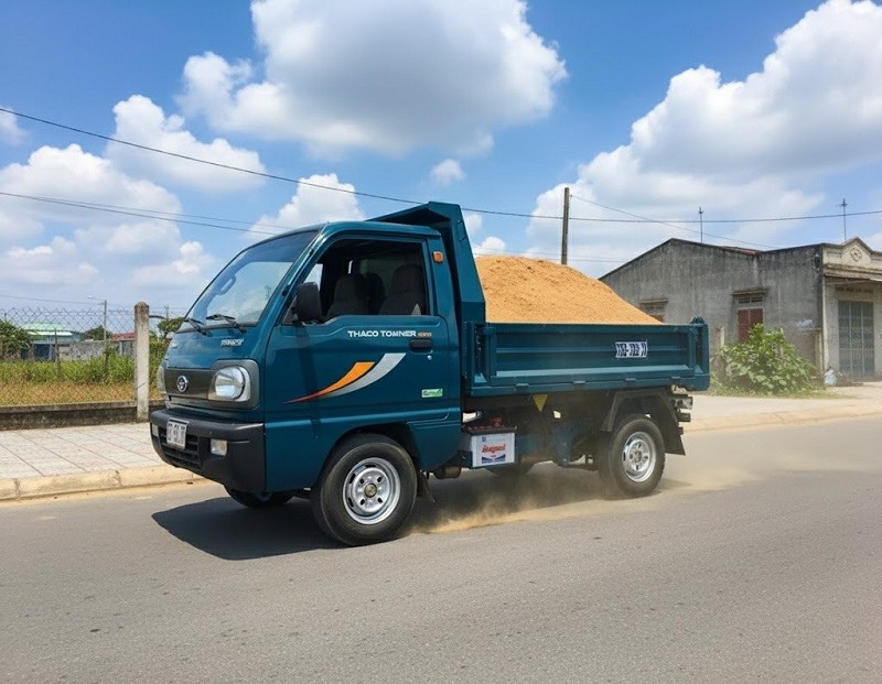 Xe tải chở cát tải trọng nhỏ