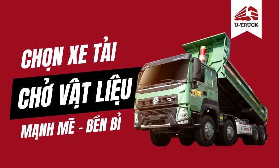 Xe tải chở vật liệu xây dựng