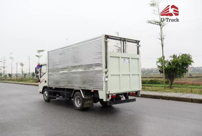 Xe tải bửng nâng gấp sau