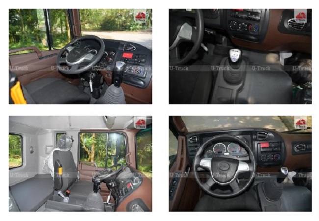 Nội thất tiện nghi của xe tải JAC