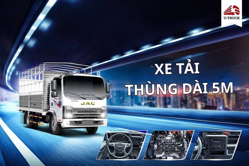 Xe tải thùng dài 5m