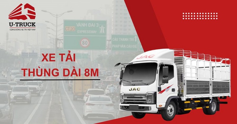 Ứng dụng xe tải thùng dài 8m