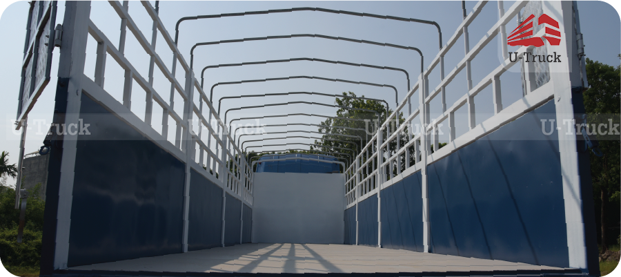Quy cách thùng xe tải A5 10X4 mui bạt 9M7