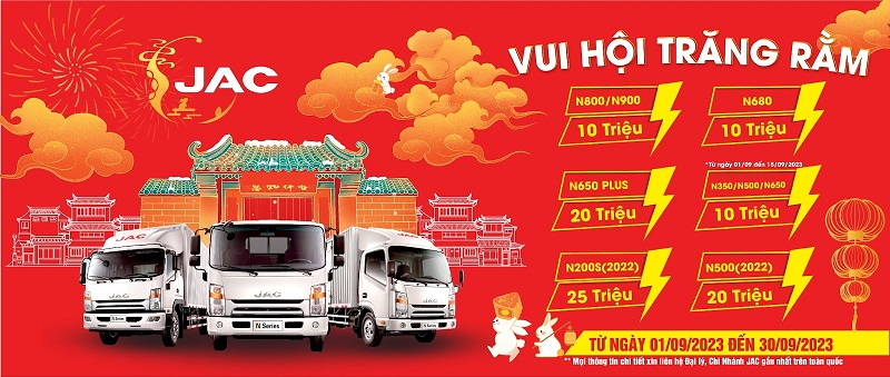 Vui hội trăng rằm, mua ngay xe JAC