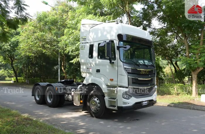 Xe đầu kéo JAC A5 480 cầu láp lốp 12R22.5