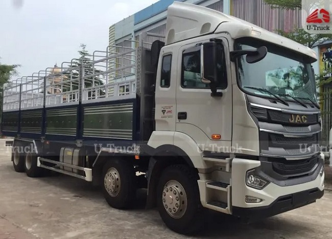 Xe tải JAC A5 4 chân 8x4 mui bạt 9m7