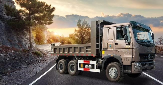 Hình ảnh xe ben 3 chân